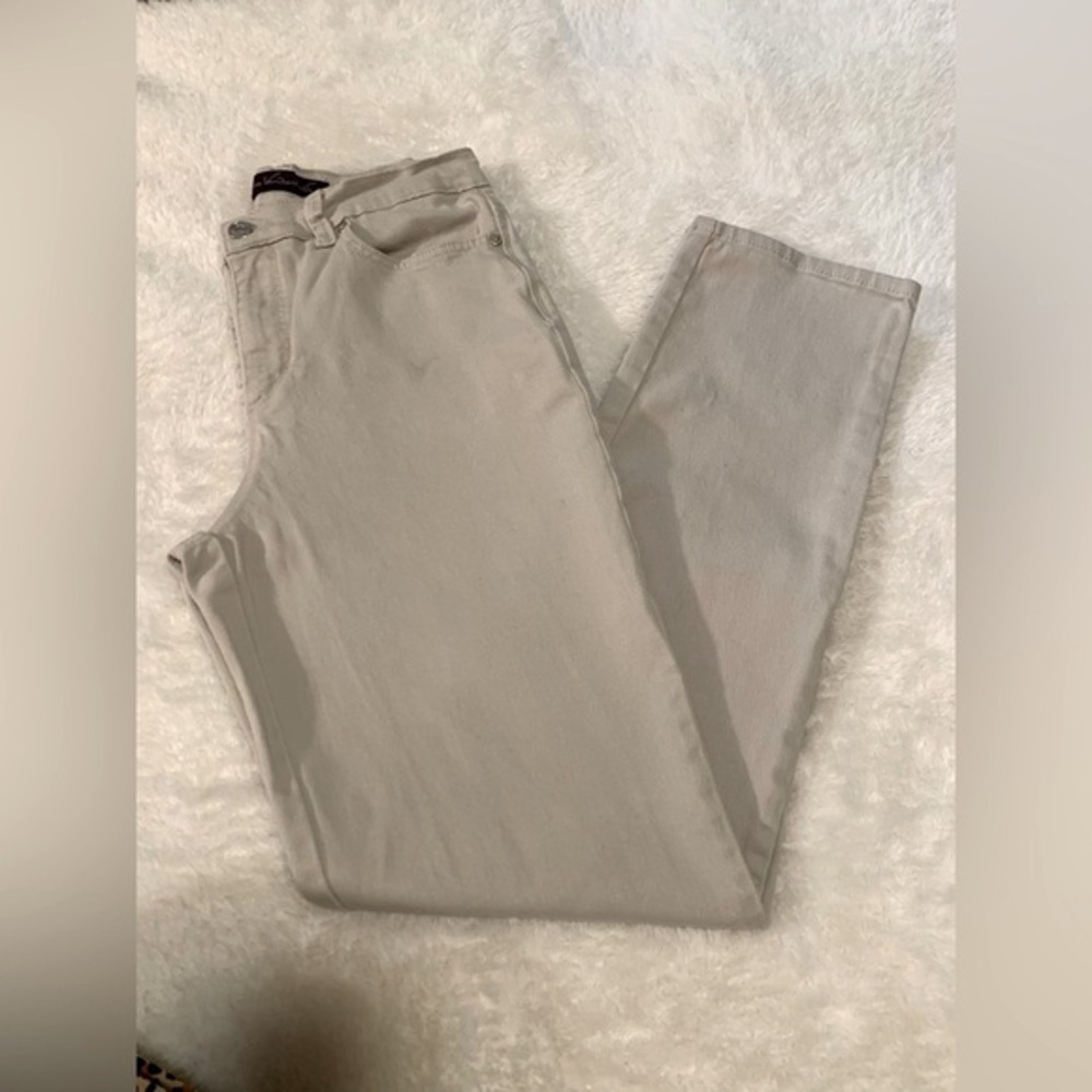 Gloria Vanderbilt Womens Beige Pants Size 6